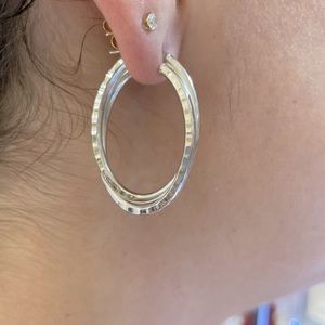 Sterling silver 925 hoops